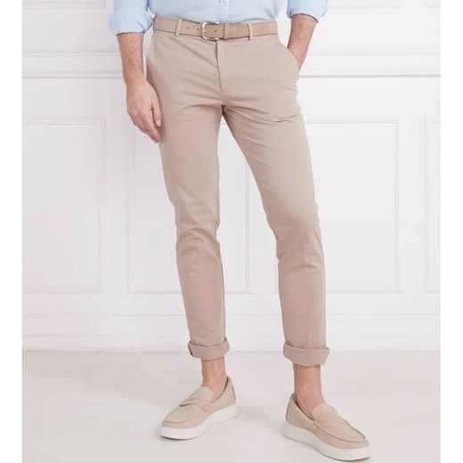 BOSS BLACK Spodnie chino Kaito1 | Slim Fit | stretch ze sklepu Gomez Fashion Store w kategorii Spodnie męskie - zdjęcie 164321693