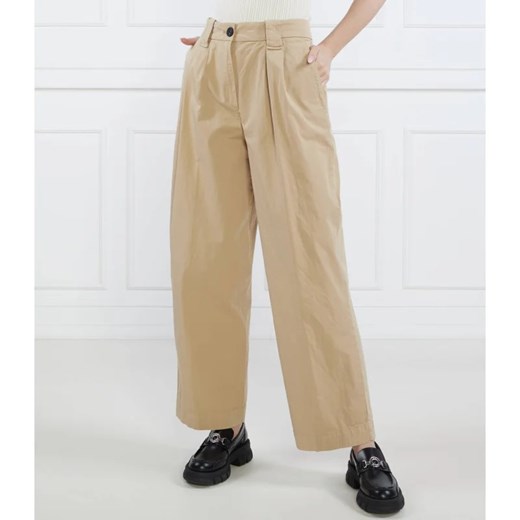 HUGO Spodnie Hanico | Loose fit ze sklepu Gomez Fashion Store w kategorii Spodnie damskie - zdjęcie 164321694