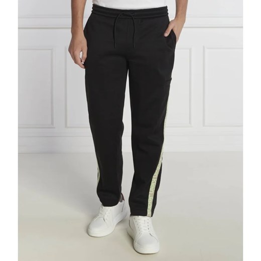 CALVIN KLEIN JEANS Spodnie dresowe CUT OFF LOGO TAPE | Regular Fit XL okazja Gomez Fashion Store