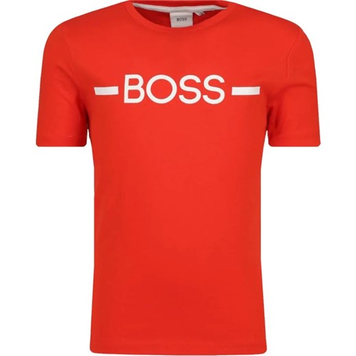 T-shirt chłopięce Boss Kidswear z bawełny 