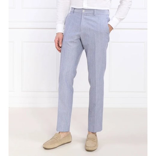 BOSS Spodnie H-Genius-224 | Slim Fit | z dodatkiem wełny 56 okazja Gomez Fashion Store