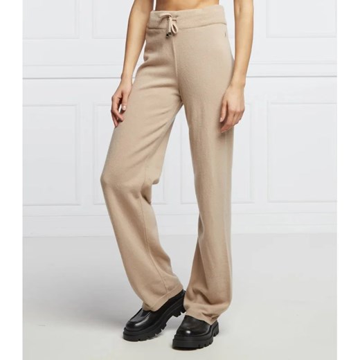 Juicy Couture Spodnie dzianinowe | Regular Fit | z dodatkiem wełny i kaszmiru ze sklepu Gomez Fashion Store w kategorii Spodnie damskie - zdjęcie 164323534