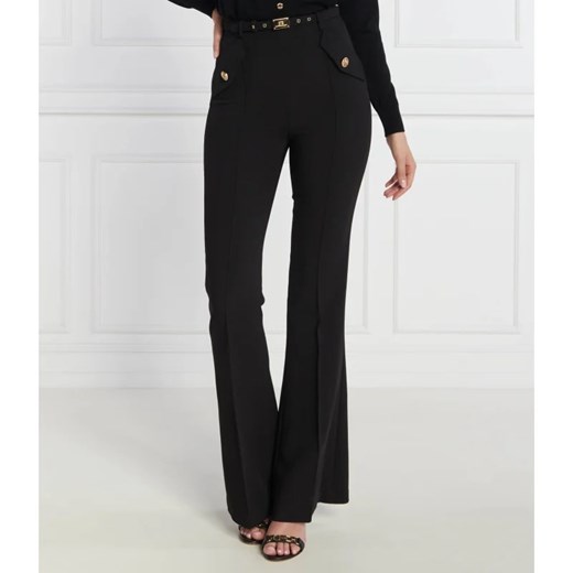 Elisabetta Franchi Spodnie z paskiem | flare fit ze sklepu Gomez Fashion Store w kategorii Spodnie damskie - zdjęcie 164324041