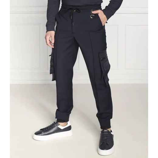 Les Hommes Wełniane spodnie cargo | Regular Fit ze sklepu Gomez Fashion Store w kategorii Spodnie męskie - zdjęcie 164324164