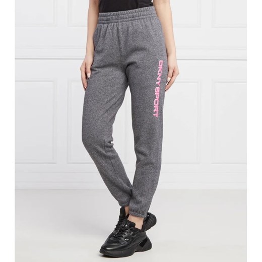 DKNY Sport Spodnie dresowe LAYERED | Regular Fit L okazja Gomez Fashion Store