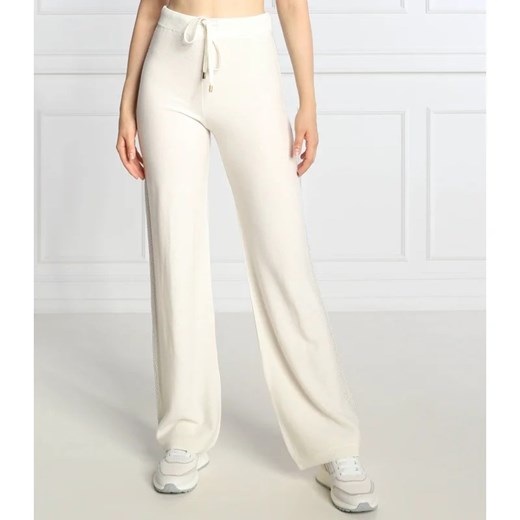 Peserico Wełniane spodnie | Loose fit | z dodatkiem jedwabiu Peserico 42 wyprzedaż Gomez Fashion Store