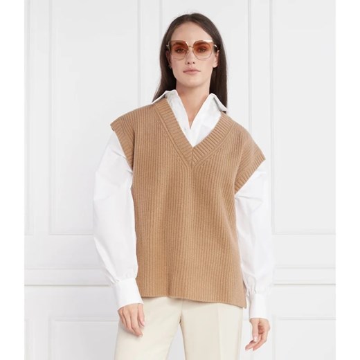 Weekend MaxMara Wełniana kamizelka ALA | Oversize fit Weekend Maxmara XS Gomez Fashion Store