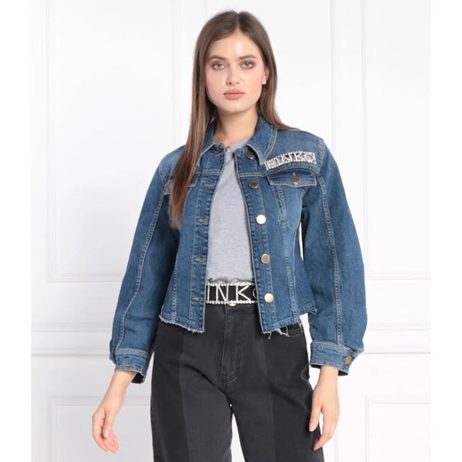 Pinko Kurtka jeansowa | Cropped Fit ze sklepu Gomez Fashion Store w kategorii Kurtki damskie - zdjęcie 164326190