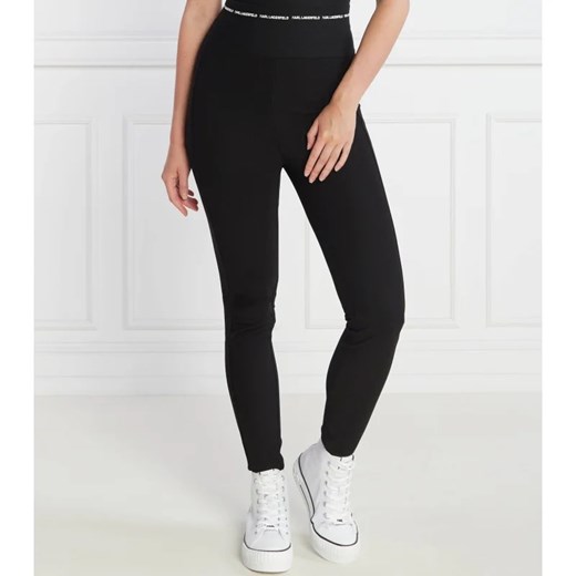 Karl Lagerfeld Legginsy jersey punto | Extra slim fit ze sklepu Gomez Fashion Store w kategorii Spodnie damskie - zdjęcie 164326290