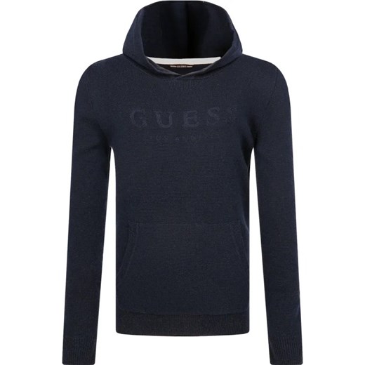 Bluza chłopięca granatowa Guess wełniana