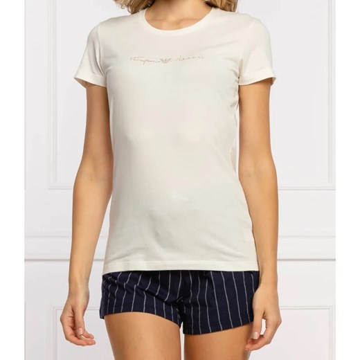 Emporio Armani T-shirt | Slim Fit Emporio Armani XS wyprzedaż Gomez Fashion Store