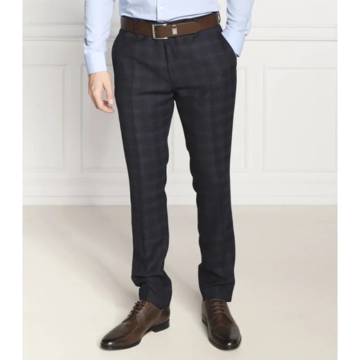Joop! Wełniane spodnie Gun | Extra slim fit ze sklepu Gomez Fashion Store w kategorii Spodnie męskie - zdjęcie 164328403