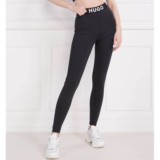HUGO Legginsy Ninderella | Slim Fit ze sklepu Gomez Fashion Store w kategorii Spodnie damskie - zdjęcie 164329113