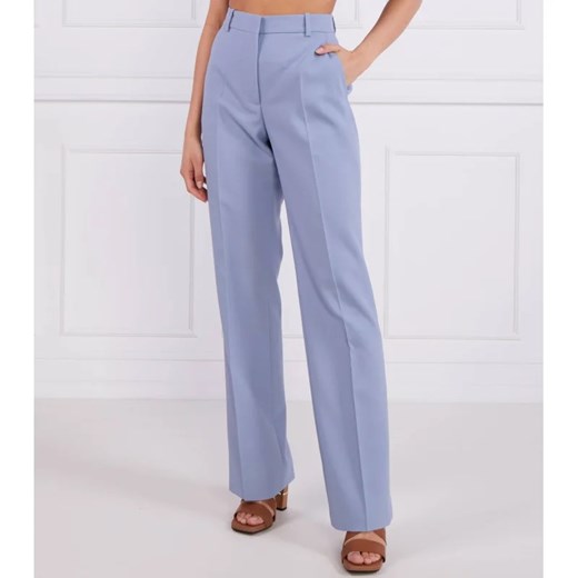 Calvin Klein Spodnie | Straight fit ze sklepu Gomez Fashion Store w kategorii Spodnie damskie - zdjęcie 164330300