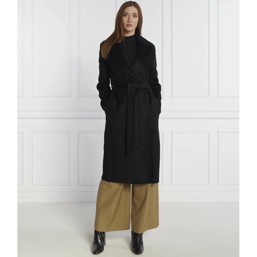 LAUREN RALPH LAUREN Wełniany płaszcz | z dodatkiem kaszmiru ze sklepu Gomez Fashion Store w kategorii Płaszcze damskie - zdjęcie 164330312