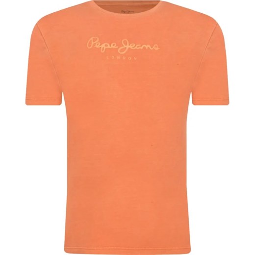 T-shirt chłopięce Pepe Jeans pomarańczowa 