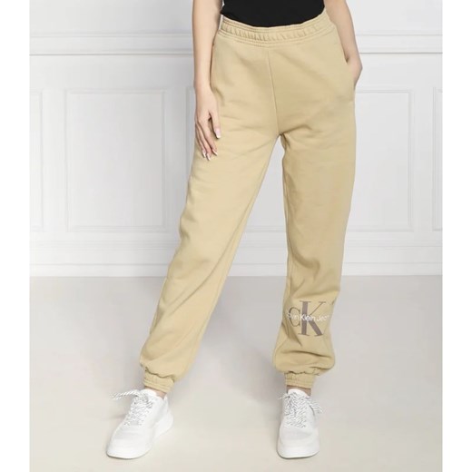 CALVIN KLEIN JEANS Spodnie dresowe ARCHIVAL MONOLOGO | Regular Fit L wyprzedaż Gomez Fashion Store
