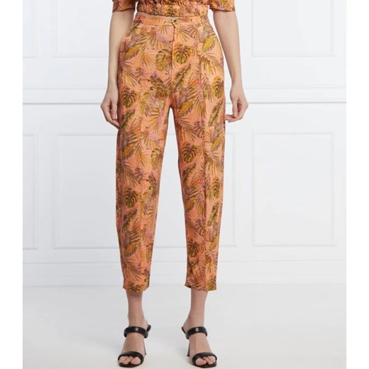 Desigual Spodnie | Regular Fit | z dodatkiem lnu Desigual XS wyprzedaż Gomez Fashion Store