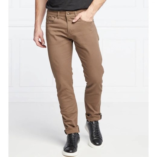 BOSS BLACK Spodnie Delaware3 | Slim Fit ze sklepu Gomez Fashion Store w kategorii Spodnie męskie - zdjęcie 164330991