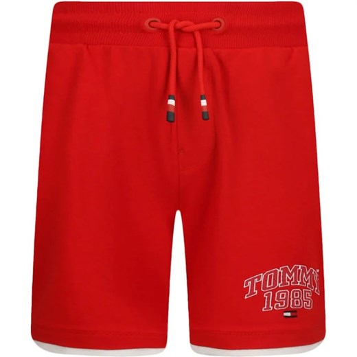Spodenki chłopięce Tommy Hilfiger czerwone
