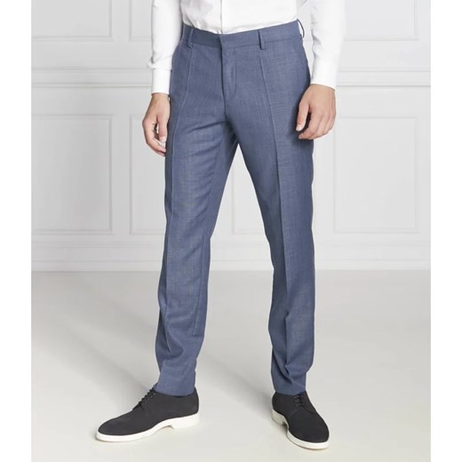 BOSS BLACK Wełniane spodnie H-Genius-MM-224 | Regular Fit ze sklepu Gomez Fashion Store w kategorii Spodnie męskie - zdjęcie 164331920