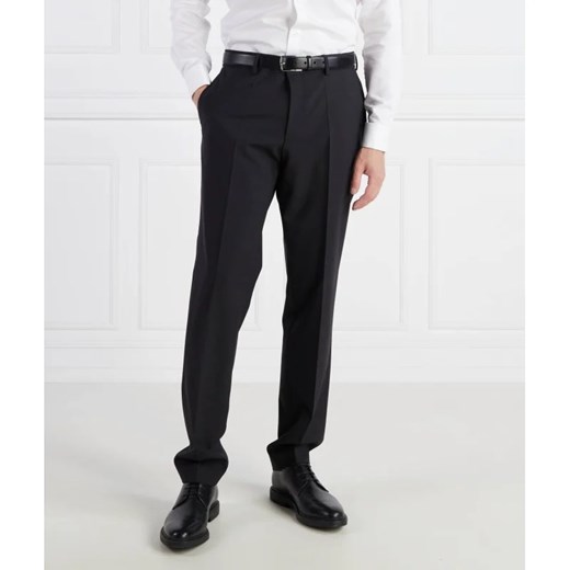 BOSS Wełniane spodnie H-Lenon-MM-224 | Regular Fit 54 Gomez Fashion Store