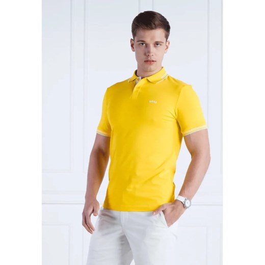 BOSS GREEN Polo Paul Curved | Slim Fit | stretch ze sklepu Gomez Fashion Store w kategorii T-shirty męskie - zdjęcie 164332471