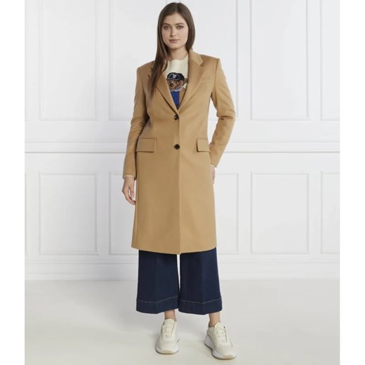 BOSS Wełniany płaszcz Catara | z dodatkiem kaszmiru 36 Gomez Fashion Store