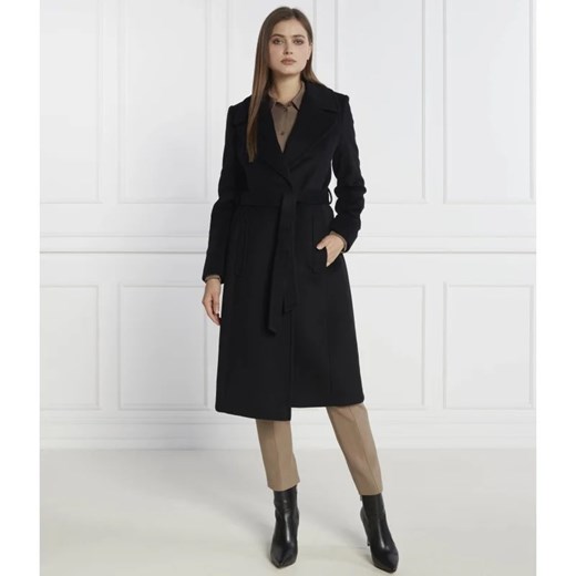 LAUREN RALPH LAUREN Wełniany płaszcz | z dodatkiem kaszmiru ze sklepu Gomez Fashion Store w kategorii Płaszcze damskie - zdjęcie 164332914