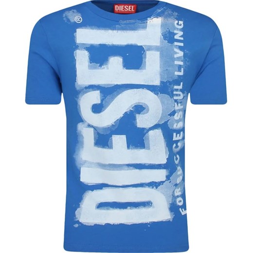 Diesel T-shirt | Regular Fit ze sklepu Gomez Fashion Store w kategorii T-shirty chłopięce - zdjęcie 164333404