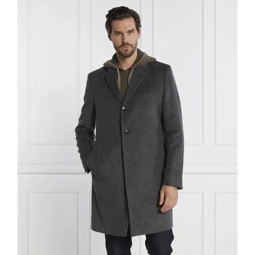 BOSS BLACK Wełniany płaszcz H Hyde | z dodatkiem kaszmiru ze sklepu Gomez Fashion Store w kategorii Płaszcze męskie - zdjęcie 164333733