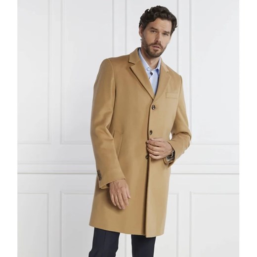 BOSS Wełniany płaszcz H Hyde | z dodatkiem kaszmiru 56 wyprzedaż Gomez Fashion Store