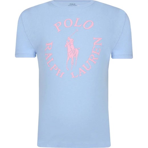 POLO RALPH LAUREN T-shirt | Regular Fit ze sklepu Gomez Fashion Store w kategorii Bluzki dziewczęce - zdjęcie 164334362