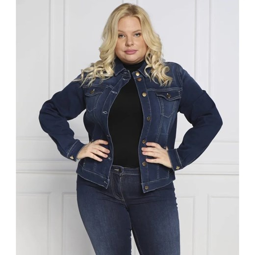 Persona by Marina Rinaldi Kurtka jeansowa CAROLA Plus size | Regular Fit Persona By Marina Rinaldi 42 Gomez Fashion Store okazja