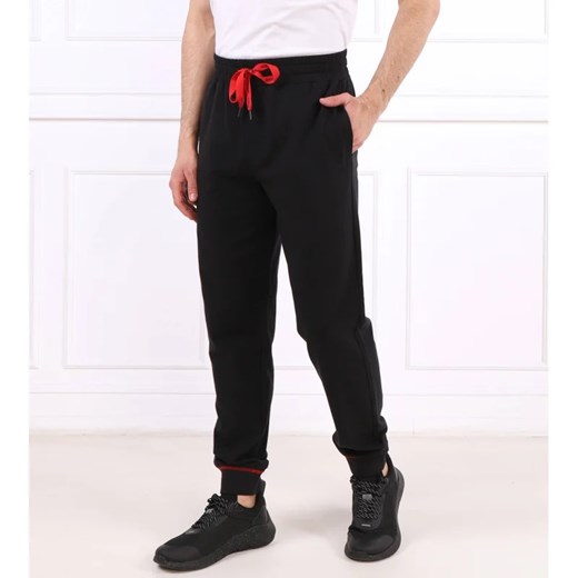 Hugo Bodywear Spodnie dresowe Stacked Pants | Regular Fit ze sklepu Gomez Fashion Store w kategorii Spodnie męskie - zdjęcie 164334830