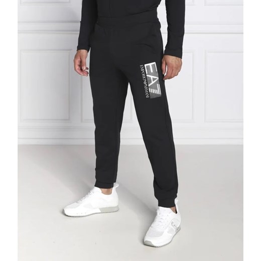 EA7 Spodnie dresowe | Regular Fit L Gomez Fashion Store promocyjna cena