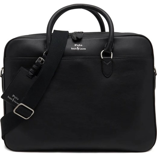 POLO RALPH LAUREN Skórzana torba na laptopa 15" ze sklepu Gomez Fashion Store w kategorii Torby na laptopa - zdjęcie 164336050