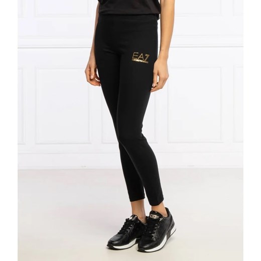 EA7 Legginsy | Slim Fit ze sklepu Gomez Fashion Store w kategorii Spodnie damskie - zdjęcie 164336183