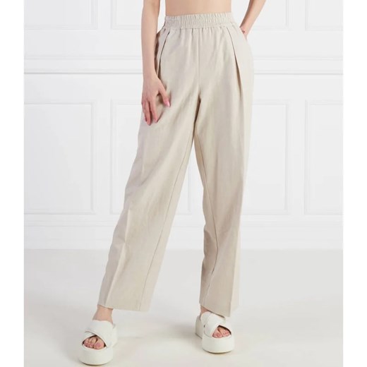 Samsøe Samsøe Lniane spodnie | Loose fit ze sklepu Gomez Fashion Store w kategorii Spodnie damskie - zdjęcie 164336572