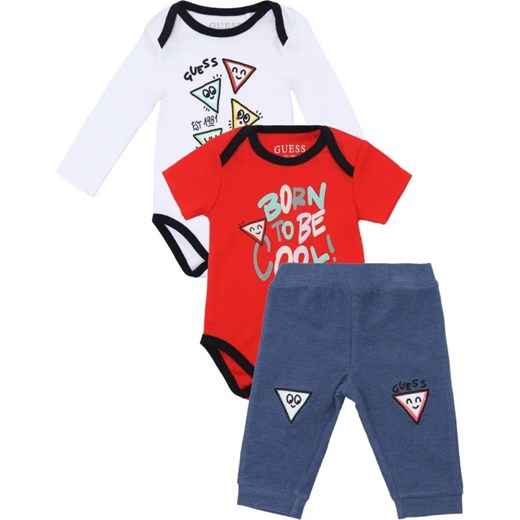 Guess Body 2-pack + spodnie | Comfort fit ze sklepu Gomez Fashion Store w kategorii Komplety niemowlęce - zdjęcie 164336621