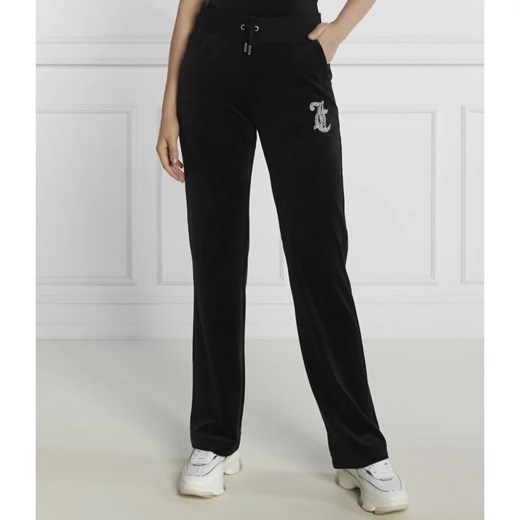 Juicy Couture Spodnie dresowe CAVIAR BEAD WESTERN DIAMANTE | Straight fit Juicy Couture XS Gomez Fashion Store