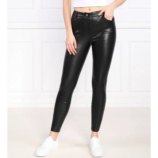 HUGO Spodnie Hisura-1 | Regular Fit ze sklepu Gomez Fashion Store w kategorii Spodnie damskie - zdjęcie 164338493