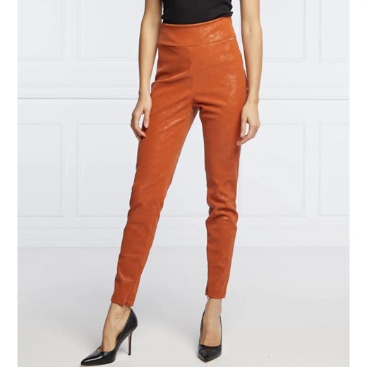 GUESS Spodnie PRISCILLA | Slim Fit ze sklepu Gomez Fashion Store w kategorii Spodnie damskie - zdjęcie 164338582