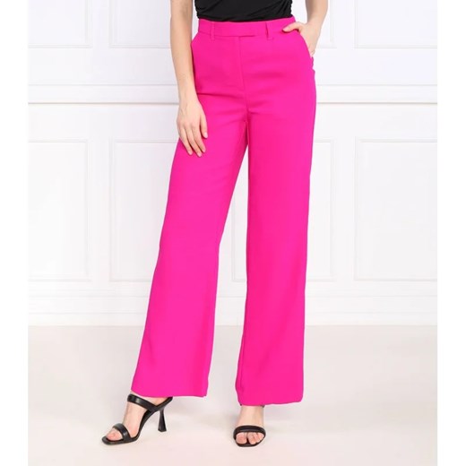 DKNY Satynowe spodnie | flare fit 38 promocyjna cena Gomez Fashion Store