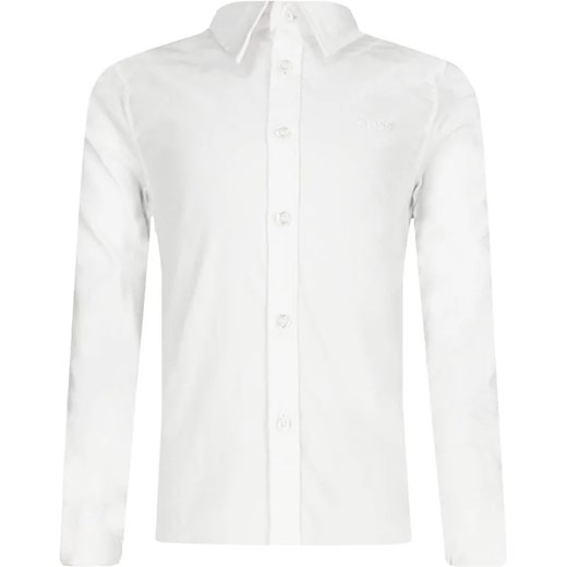 Koszula chłopięca biała Boss Kidswear 
