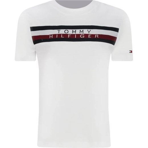 Tommy Hilfiger T-shirt GLOBAL STRIPE | Regular Fit ze sklepu Gomez Fashion Store w kategorii T-shirty chłopięce - zdjęcie 164340323