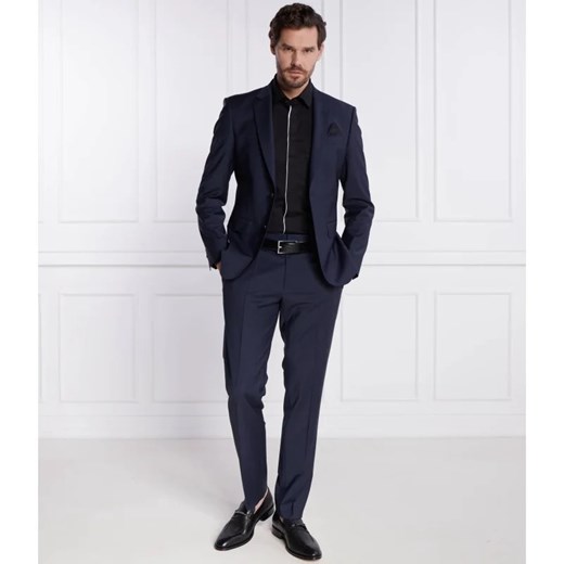 BOSS Wełniany garnitur H Huge | Regular Fit 46 Gomez Fashion Store