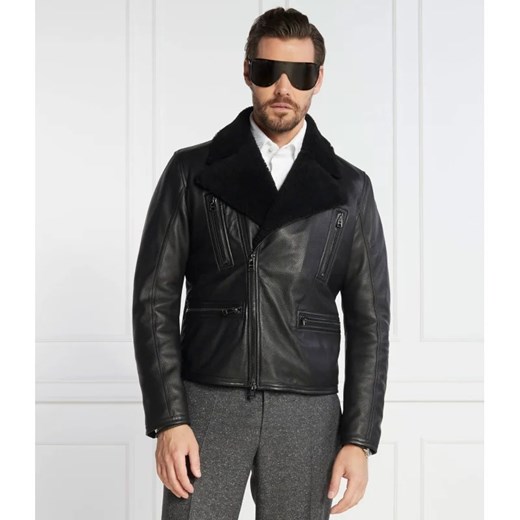 BOSS BLACK Skórzana kurtka Marzono | Regular Fit ze sklepu Gomez Fashion Store w kategorii Kurtki męskie - zdjęcie 164342243