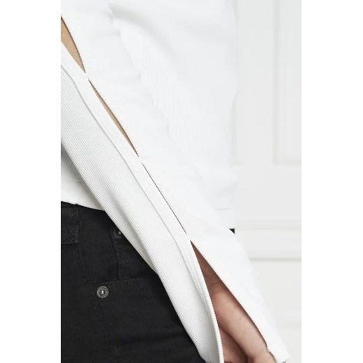 CALVIN KLEIN JEANS Golf TAB SPLIT RIB MOCK NECK | Regular Fit L wyprzedaż Gomez Fashion Store