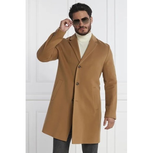 BOSS BLACK Wełniany płaszcz H-Hyde-C-224 48 okazja Gomez Fashion Store